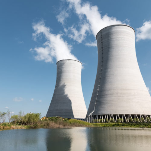 closeup of the cooling towers in an electric power 2021 08 26 17 53 24 utc 1